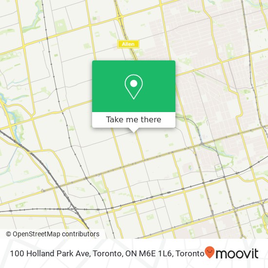 100 Holland Park Ave, Toronto, ON M6E 1L6 plan