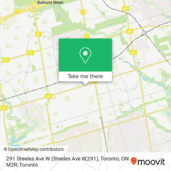 291 Steeles Ave W (Steeles Ave W,291), Toronto, ON M2R map