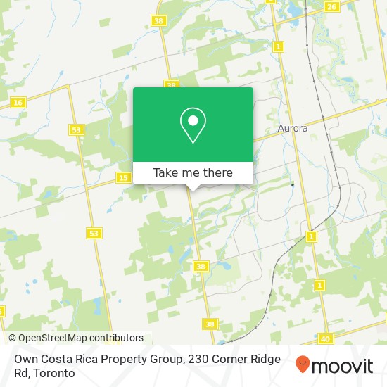 Own Costa Rica Property Group, 230 Corner Ridge Rd map