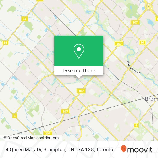 4 Queen Mary Dr, Brampton, ON L7A 1X8 map