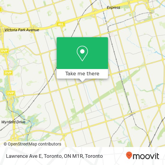 Lawrence Ave E, Toronto, ON M1R plan