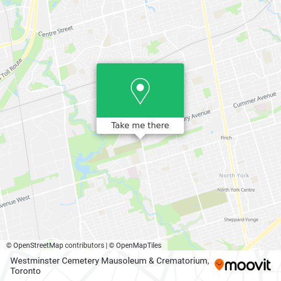 Westminster Cemetery Mausoleum & Crematorium map