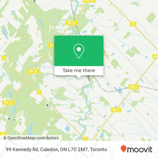 99 Kennedy Rd, Caledon, ON L7C 2M7 map