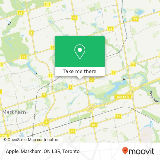 Apple, Markham, ON L3R plan