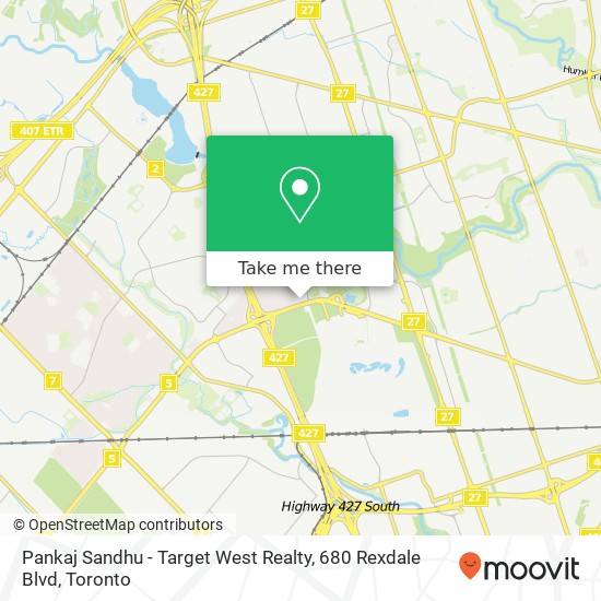 Pankaj Sandhu - Target West Realty, 680 Rexdale Blvd map