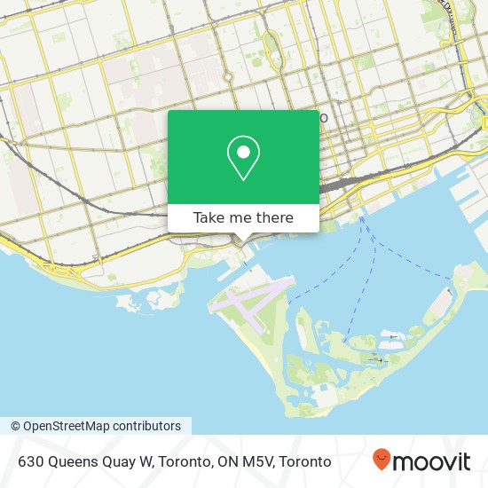 630 Queens Quay W, Toronto, ON M5V map