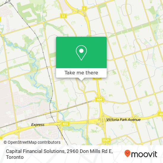Capital Financial Solutions, 2960 Don Mills Rd E map