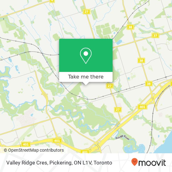 Valley Ridge Cres, Pickering, ON L1V plan