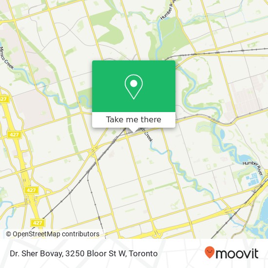 Dr. Sher Bovay, 3250 Bloor St W map