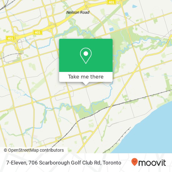 7-Eleven, 706 Scarborough Golf Club Rd map