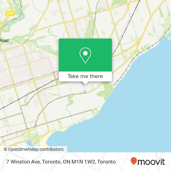 7 Winston Ave, Toronto, ON M1N 1W2 map