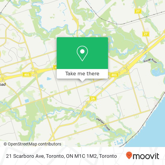 21 Scarboro Ave, Toronto, ON M1C 1M2 map