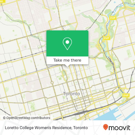 Loretto College Women's Residence map