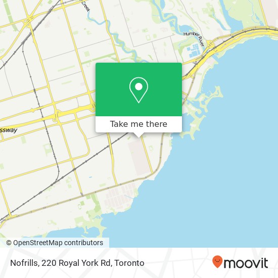 Nofrills, 220 Royal York Rd map