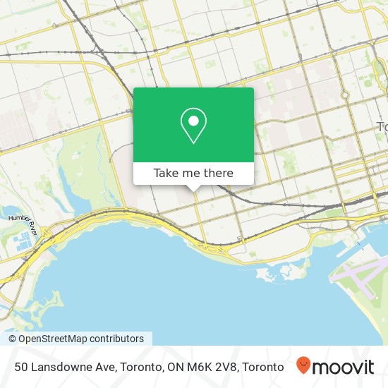 50 Lansdowne Ave, Toronto, ON M6K 2V8 map