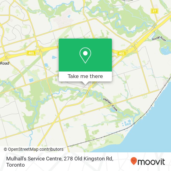 Mulhall's Service Centre, 278 Old Kingston Rd plan