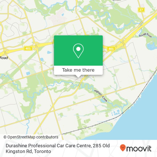 Durashine Professional Car Care Centre, 285 Old Kingston Rd plan