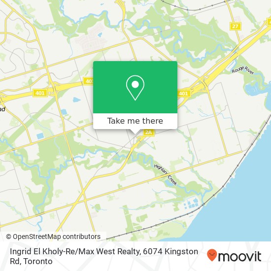 Ingrid El Kholy-Re / Max West Realty, 6074 Kingston Rd map