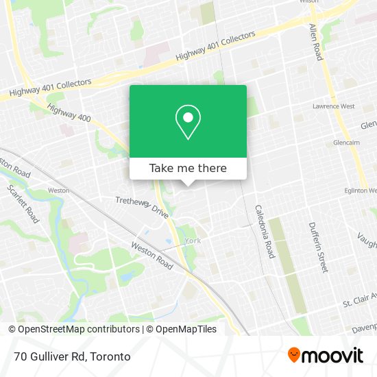 70 Gulliver Rd map