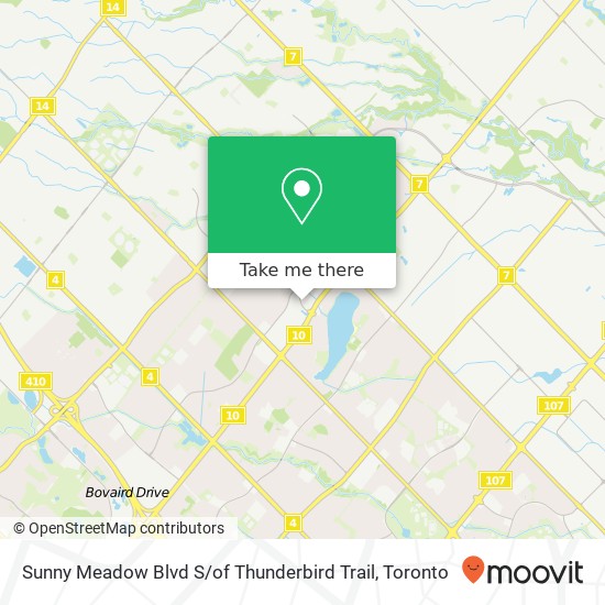 Sunny Meadow Blvd S / of Thunderbird Trail plan