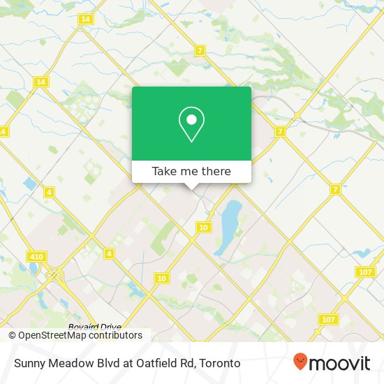 Sunny Meadow Blvd at Oatfield Rd map