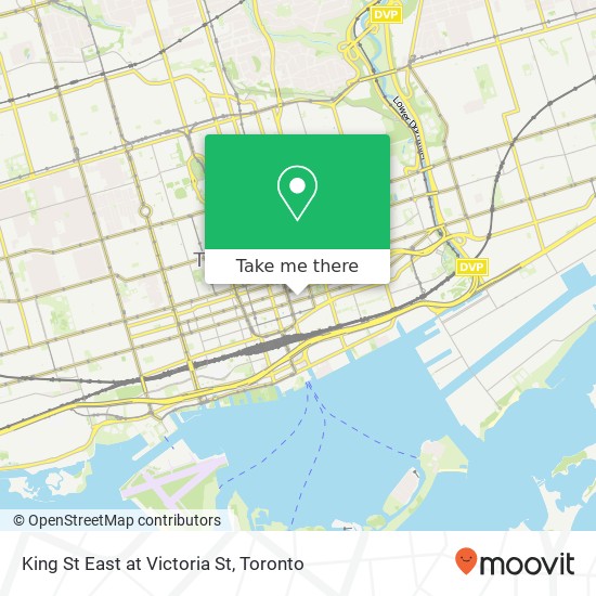 King St East at Victoria St map