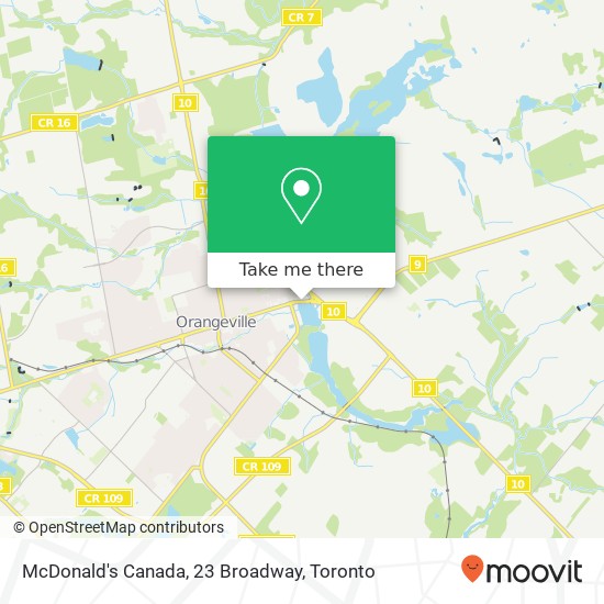 McDonald's Canada, 23 Broadway plan