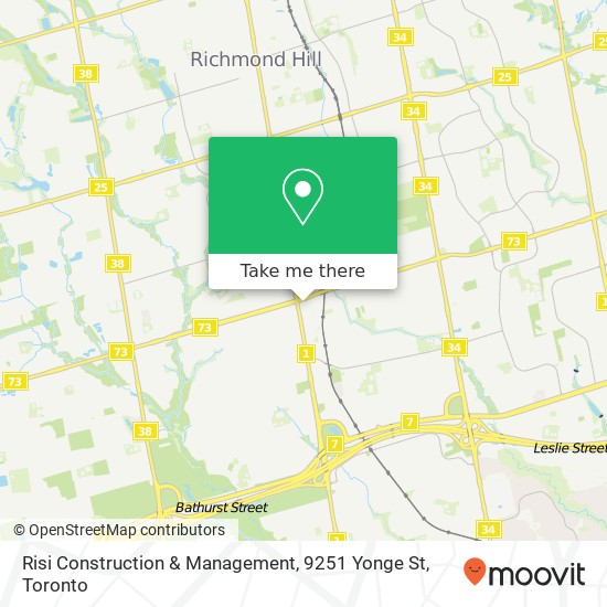 Risi Construction & Management, 9251 Yonge St map