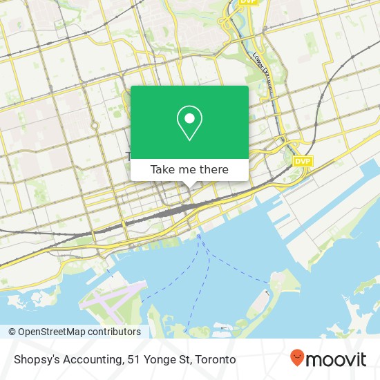 Shopsy's Accounting, 51 Yonge St map