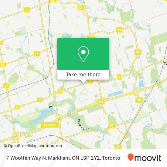 7 Wootten Way N, Markham, ON L3P 2Y2 map