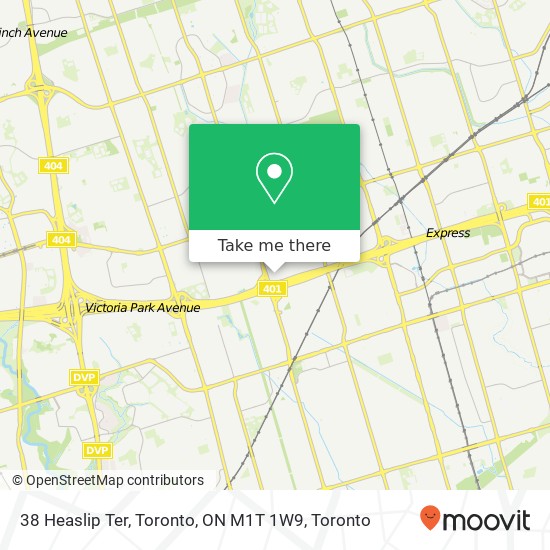 38 Heaslip Ter, Toronto, ON M1T 1W9 map