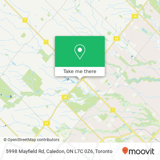 5998 Mayfield Rd, Caledon, ON L7C 0Z6 plan