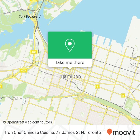 Iron Chef Chinese Cuisine, 77 James St N map