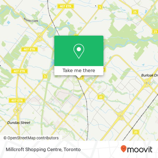 Millcroft Shopping Centre map