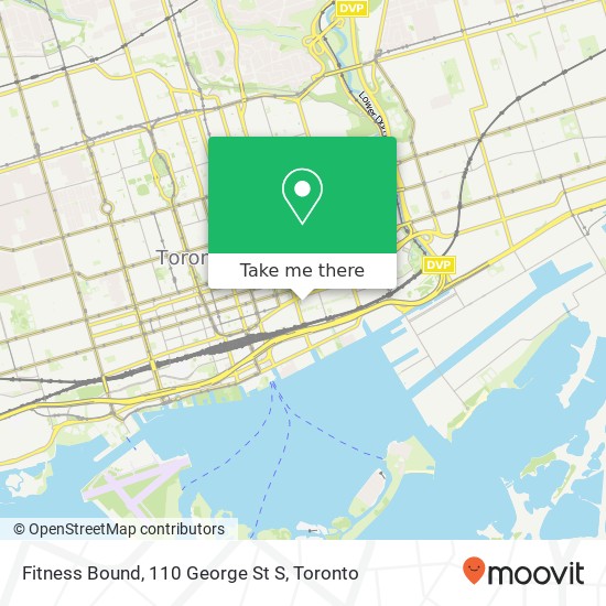 Fitness Bound, 110 George St S map