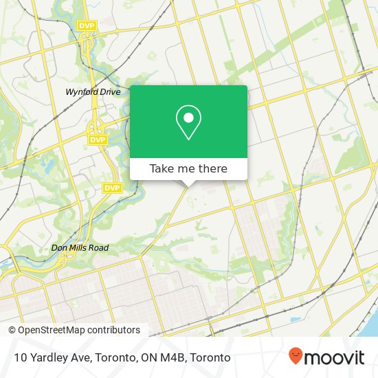 10 Yardley Ave, Toronto, ON M4B map