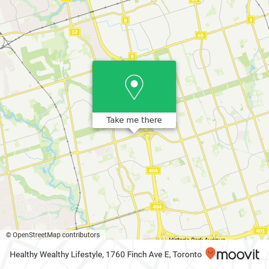 Healthy Wealthy Lifestyle, 1760 Finch Ave E plan