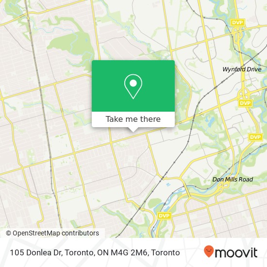 105 Donlea Dr, Toronto, ON M4G 2M6 map