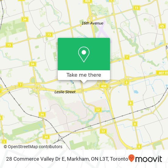 28 Commerce Valley Dr E, Markham, ON L3T plan