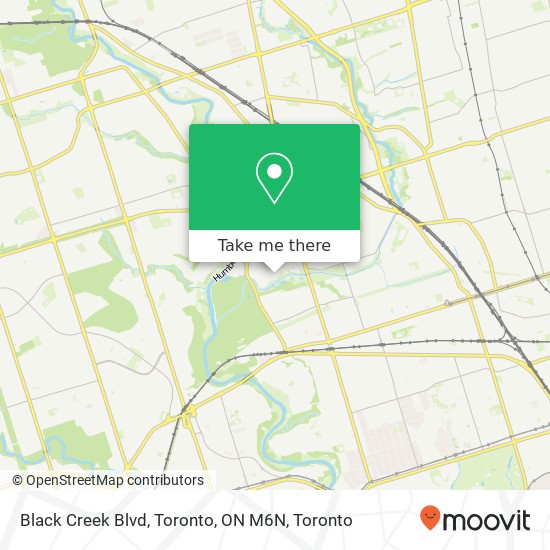 Black Creek Blvd, Toronto, ON M6N map