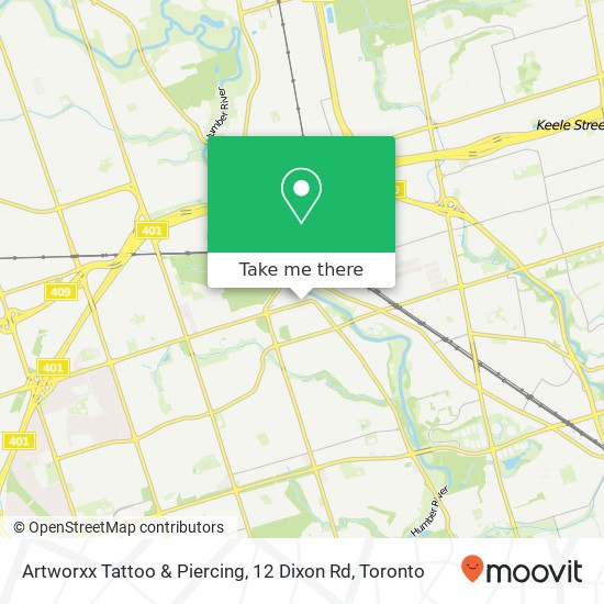 Artworxx Tattoo & Piercing, 12 Dixon Rd map