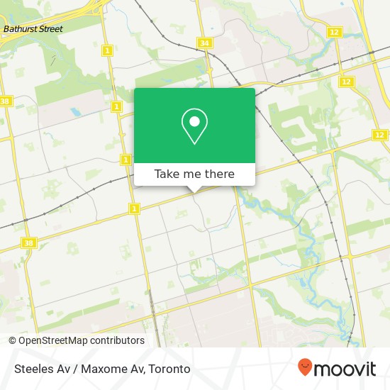 Steeles Av / Maxome Av map