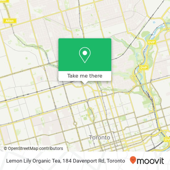 Lemon Lily Organic Tea, 184 Davenport Rd map