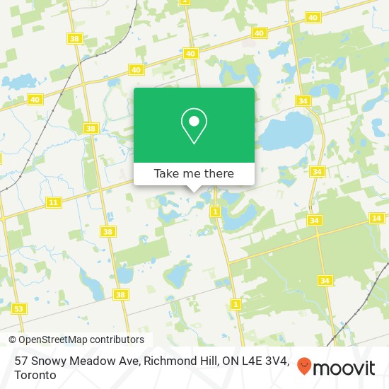 57 Snowy Meadow Ave, Richmond Hill, ON L4E 3V4 plan