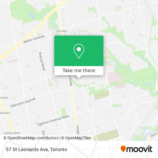 57 St Leonards Ave map