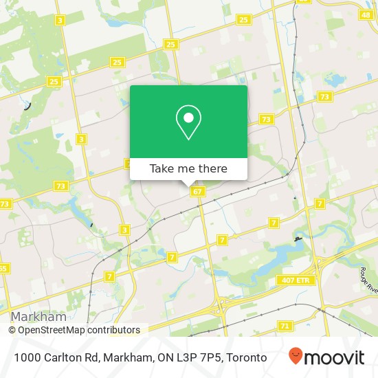 1000 Carlton Rd, Markham, ON L3P 7P5 map