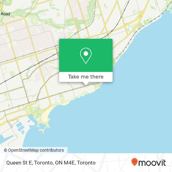 Queen St E, Toronto, ON M4E map