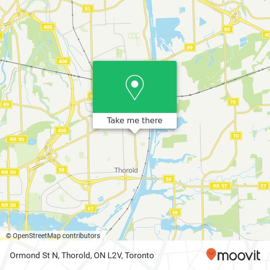 Ormond St N, Thorold, ON L2V plan