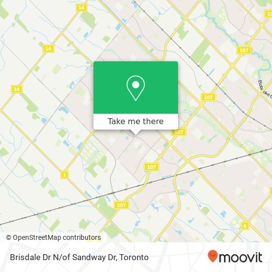 Brisdale Dr N/of Sandway Dr map