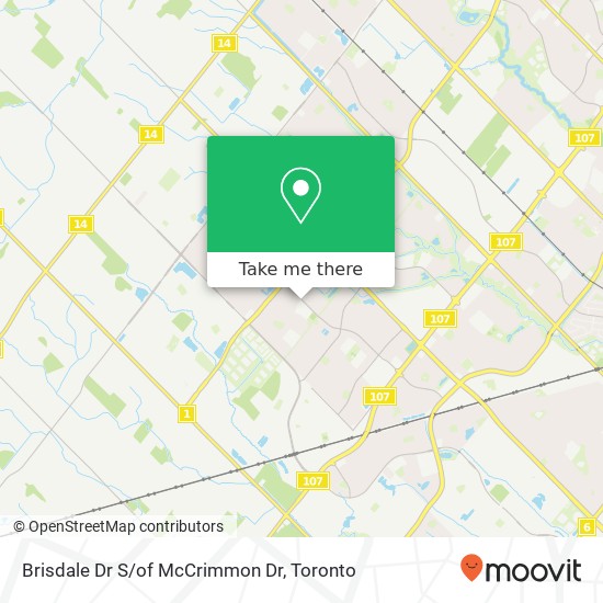 Brisdale Dr S/of McCrimmon Dr map